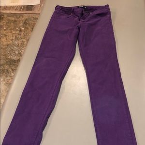 Purple jeans!